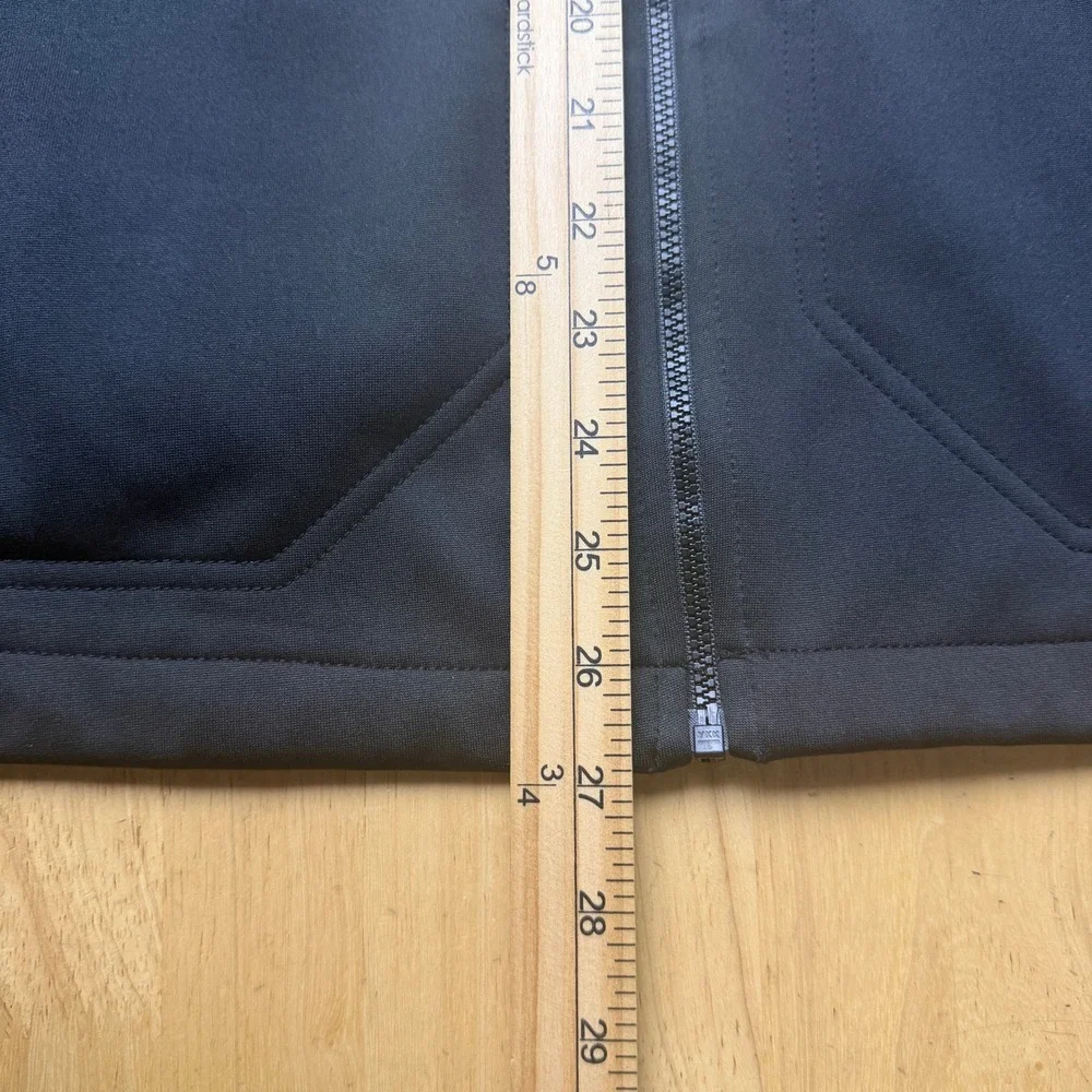 The North Face WindWall Vest Mens Large Solid Black Softshell Apex No Logos